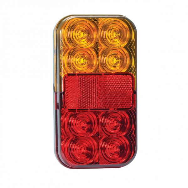 LED Autolamps 149 Series 12V LED Rear Combination Light w/ Reflex | 150mm | S/T/I - [149BAR]