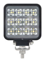 DBG 12-LED Compact Square Work Light | Flood Beam | 960lm | Fly Lead | Pack of 1 - [711.036]