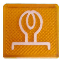 Britax 593.068 SWF ORANGE PREHEATING (GLOW PLUG) (180°) Legend Insert