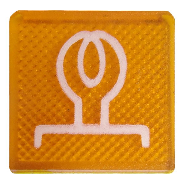 Britax 593.068 SWF ORANGE PREHEATING (GLOW PLUG) (180°) Legend Insert