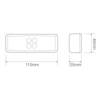 LED Autolamps 1490 Series LED Front Marker Light w/ Reflex | Fly Lead [1490WM]