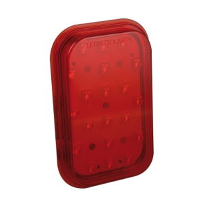 LED Autolamps 130 Series 12/24V Rectangular LED Rear Fog Light | 134mm | 3-Pin Plug - [130FME]